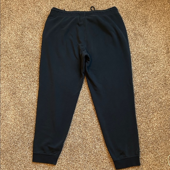 Nike Navy Blue Sweatpants with Embroidered Logo, Size Women's Large - Picture 6 of 9